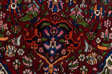 Lade das Bild in den Galerie-Viewer, 215x137 CM Antico Tappeto Isfahan Spahan