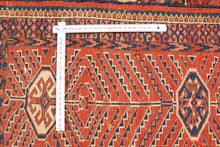 Carica l'immagine nel visualizzatore di Gallery, Hand made Antique Bukara/ Bukara Vintage/Tekke/Yomut Caucasic Carpets 340x240 CM