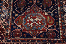Carica l'immagine nel visualizzatore di Gallery, Hand made Antique Kazak / Shirvan Caucasic Carpets CM 265x130