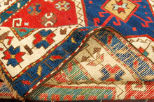 Carica l'immagine nel visualizzatore di Gallery, CM 170x98 Hand made Antique Kazak / Shirvan Caucasic Carpets