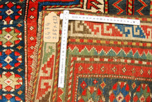 Carica l'immagine nel visualizzatore di Gallery, Hand made Antique Kazak / Shirvan Caucasic Carpets Lenkoran CM 255x123
