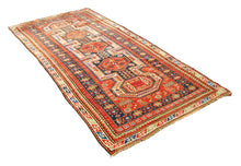 Carica l'immagine nel visualizzatore di Gallery, Hand made Antique Kazak / Shirvan Caucasic Carpets Lenkoran CM 255x123