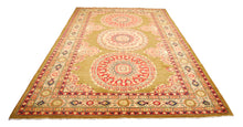 Lade das Bild in den Galerie-Viewer, 300x200 CM Hand knotted carpet Ghazni / Chubi - Olives Colors