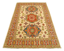 Carica l'immagine nel visualizzatore di Gallery, Hand knotted carpet Ghazni / Chubi - Beige Colors - 190x120 CM