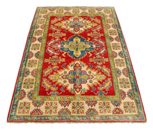 Lade das Bild in den Galerie-Viewer, Hand knotted carpet Ghazni / Chubi - Red CM 180x125