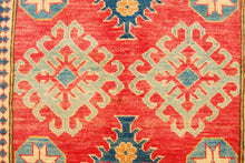 Lade das Bild in den Galerie-Viewer, Hand knotted carpet Ghazni / Chubi Red Colors 165x117 CM