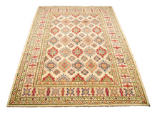 Carica l'immagine nel visualizzatore di Gallery, Rectangular Hand knotted carpet Ghazni Chubi Beige Colors 305x215 CM
