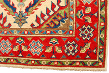 Carica l'immagine nel visualizzatore di Gallery, Runner Hand knotted carpet Ghazni Chubi Beige / Red Colors 280x80 CM
