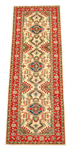 Carica l'immagine nel visualizzatore di Gallery, Runner Hand knotted carpet Ghazni Chubi Beige / Red Colors 280x80 CM