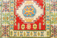Lade das Bild in den Galerie-Viewer, Runner Hand knotted carpet Ghazni Chubi Red Colors 292x80 CM