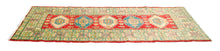 Lade das Bild in den Galerie-Viewer, Runner Hand knotted carpet Ghazni Chubi Red Colors 292x80 CM