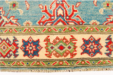 Lade das Bild in den Galerie-Viewer, Rectangular Hand knotted carpet Ghazni Chubi Colors Green 147x97 CM