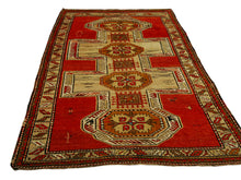 Carica l'immagine nel visualizzatore di Gallery, Hand made Antique Carpets Rugs karabak / CM 228x110