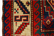 Carica l'immagine nel visualizzatore di Gallery, Hand made Antique Kazak / Shirvan Caucasic Carpets CM 190x103
