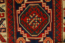 Carica l'immagine nel visualizzatore di Gallery, Hand made Antique Kazak / Shirvan Caucasic Carpets CM 190x103