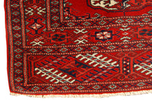 Carica l&#39;immagine nel visualizzatore di Gallery, Hand made Antique Bukara Russo Carpets 130x63 CM 
