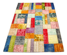 Carica l'immagine nel visualizzatore di Gallery, Patchwork Tappeto Carpets teppiche Rugs Tappis CM 300x205