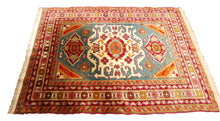 Carica l'immagine nel visualizzatore di Gallery, Hand made Antique Urumgi Caucasic Carpets CM 150x120