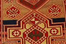 Carica l'immagine nel visualizzatore di Gallery, Hand made Antique Kazak / Shirvan Caucasic Carpets CM 196x120
