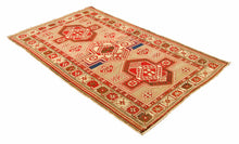 Carica l'immagine nel visualizzatore di Gallery, Hand made Antique Kazak / Shirvan Caucasic Carpets CM 196x120