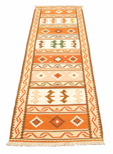 Lade das Bild in den Galerie-Viewer, Kilim Original Authentic Hand Made 210x65 CM