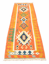 Lade das Bild in den Galerie-Viewer, Kilim Original Authentic Hand Made 203x65 CM