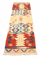 Carica l'immagine nel visualizzatore di Gallery, Kilim Original Authentic Hand Made 210x65 CM