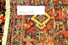 Carica l'immagine nel visualizzatore di Gallery, Rectangular Hand knotted carpet Original Colors 195X135 CM