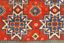 Carica l'immagine nel visualizzatore di Gallery, Hand made Antique Kazak / Shirvan Caucasic Carpets CM 148x108
