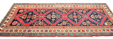 Load image into Gallery viewer, Hand made Antique Kazak / Shirvan/Kuba Caucasic Carpets 265x 117 CM