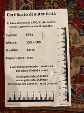 Carica l'immagine nel visualizzatore di Gallery, SAROK Original Hand Made Carpets CM 155X100