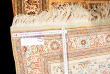 Lade das Bild in den Galerie-Viewer, 62x40 Cm Antico Tappeto Hereche / Hereke in seta 100%