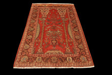 Carica l'immagine nel visualizzatore di Gallery, Original Hand Made Carpets CM 195x128 Mobareke Isfahan