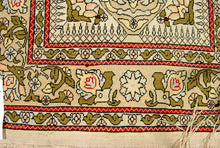 Lade das Bild in den Galerie-Viewer, Antico Tappeto Hereche / Hereke in seta 100% Misura 70x43