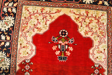Lade das Bild in den Galerie-Viewer, 62x40 Cm Antico Tappeto Hereche / Hereke in seta 100%
