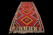 Carica l'immagine nel visualizzatore di Gallery, Original Hand Made Rustic Kilim / Afganistan Origin CM 400x148