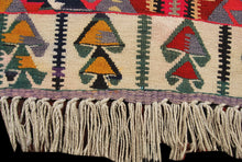 Carica l&#39;immagine nel visualizzatore di Gallery, Original Hand Made Rustic Kilim / Afganistan Origin CM 400x148
