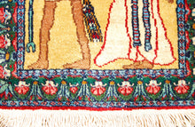 Lade das Bild in den Galerie-Viewer, CM 87x61 Tabriz Ancient Antique Original Hand Made Carpets