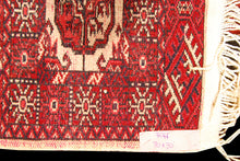 Lade das Bild in den Galerie-Viewer, Tappeto Autentico Originale Annodato a Mano Kashmir Pakistan 30x30 CM