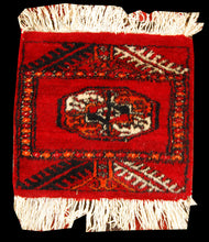 Lade das Bild in den Galerie-Viewer, Tappeto Autentico Originale Annodato a Mano Kashmir Pakistan 30x30 CM