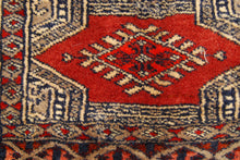 Lade das Bild in den Galerie-Viewer, Tappeto Autentico Originale Annodato a Mano Kashmir Pakistan 30x30 CM