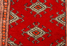 Lade das Bild in den Galerie-Viewer, Tappeto Autentico Originale Annodato a Mano Kashmir Pakistan 30x30 CM