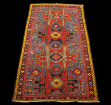 Carica l'immagine nel visualizzatore di Gallery, Hand made Antique Kazak / Shirvan/ Caucasic Carpets 260x150 CM