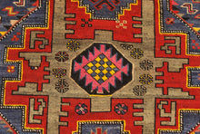 Carica l'immagine nel visualizzatore di Gallery, Hand made Antique Kazak / Shirvan/ Caucasic Carpets 260x150 CM