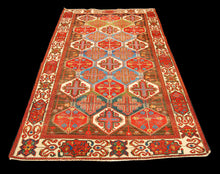 Load image into Gallery viewer, Bakhtyaty Ancient Antique Original Hand Made Carpets Tapis Teppich CM 230x135