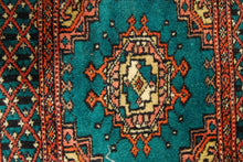 Carica l'immagine nel visualizzatore di Gallery, Tappeto Autentico Originale Annodato a Mano Kashmir Pakistan 30x30 CM