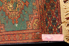 Lade das Bild in den Galerie-Viewer, Tappeto Autentico Originale Annodato a Mano Kashmir Pakistan 30x30 CM