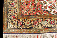 Carica l'immagine nel visualizzatore di Gallery, Authentic original hand knotted carpet 157x105 CM