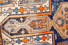 Carica l'immagine nel visualizzatore di Gallery, Ancient Antique Original Hand Made Carpets Tapis Teppich CM 166x105