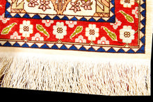 Load image into Gallery viewer, Antico Tappeto Hereche / Hereke in seta 100% Misura 122x74